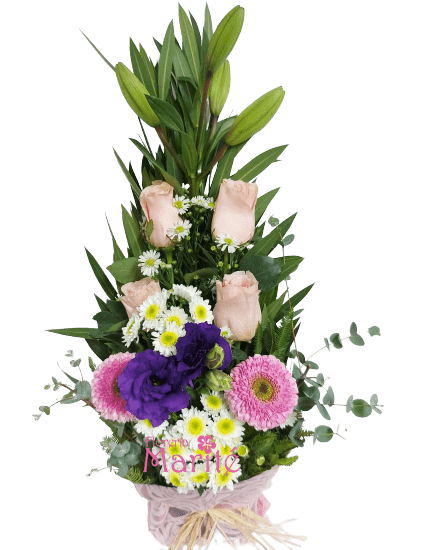 Malla Floral Rosa