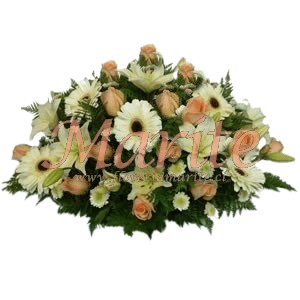 Ovalado de Flores Damasco