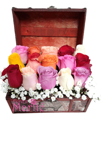 Cofre Mix de Rosas