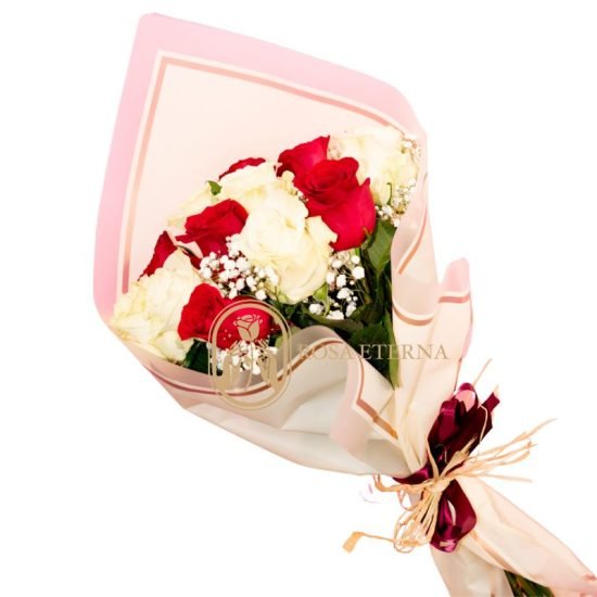 ramo de 12 rosas
